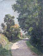 Adrien Lavieille Route de terre painting